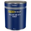 DYNAcoat Грунт-выравниватель Filler HB 4+1, серый, 3,75л + отв.