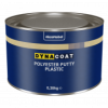 DYNAcoat Шпатлевка полиэфирная Polyester Putty Plastic, 0,25л (0,38 кг) + 15гр.